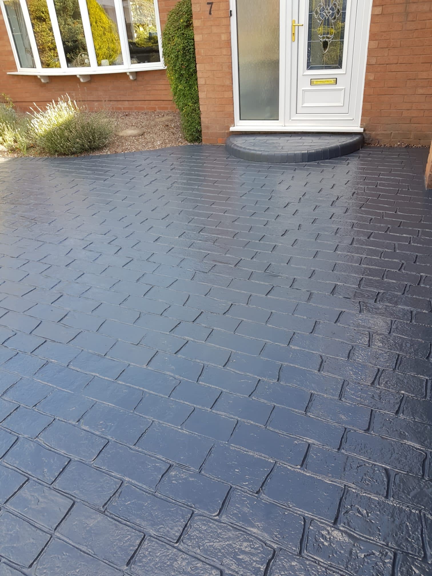 Stamped Concrete Driveway