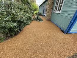 Patterned Concrete Path